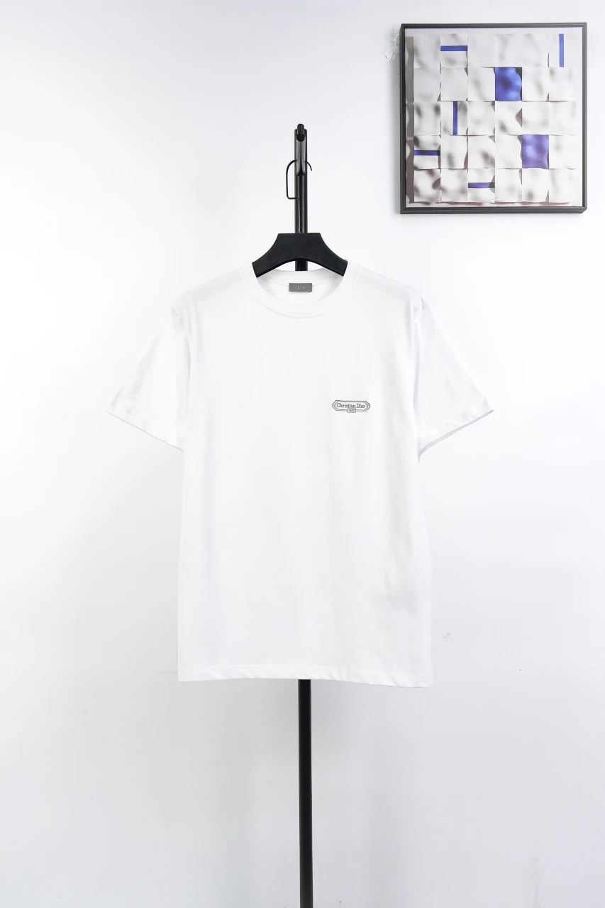 Dior White 1947 Box Embroidered T-Shirt product photo from LabelPicks