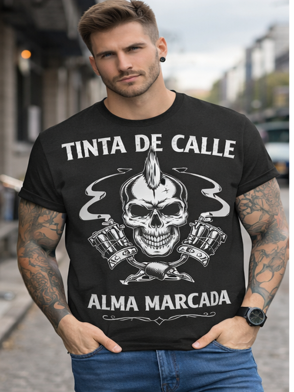 Remera “Tinta de Calle” – Calle y Calavera