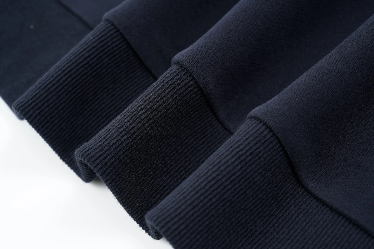 Moncler Navy Leather-Patch Crewneck Sweatshirt product photo from LabelPicks
