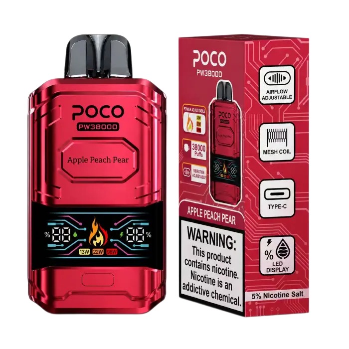 POCO PW 38000 Puffs Disposable Vape (10-piece box)