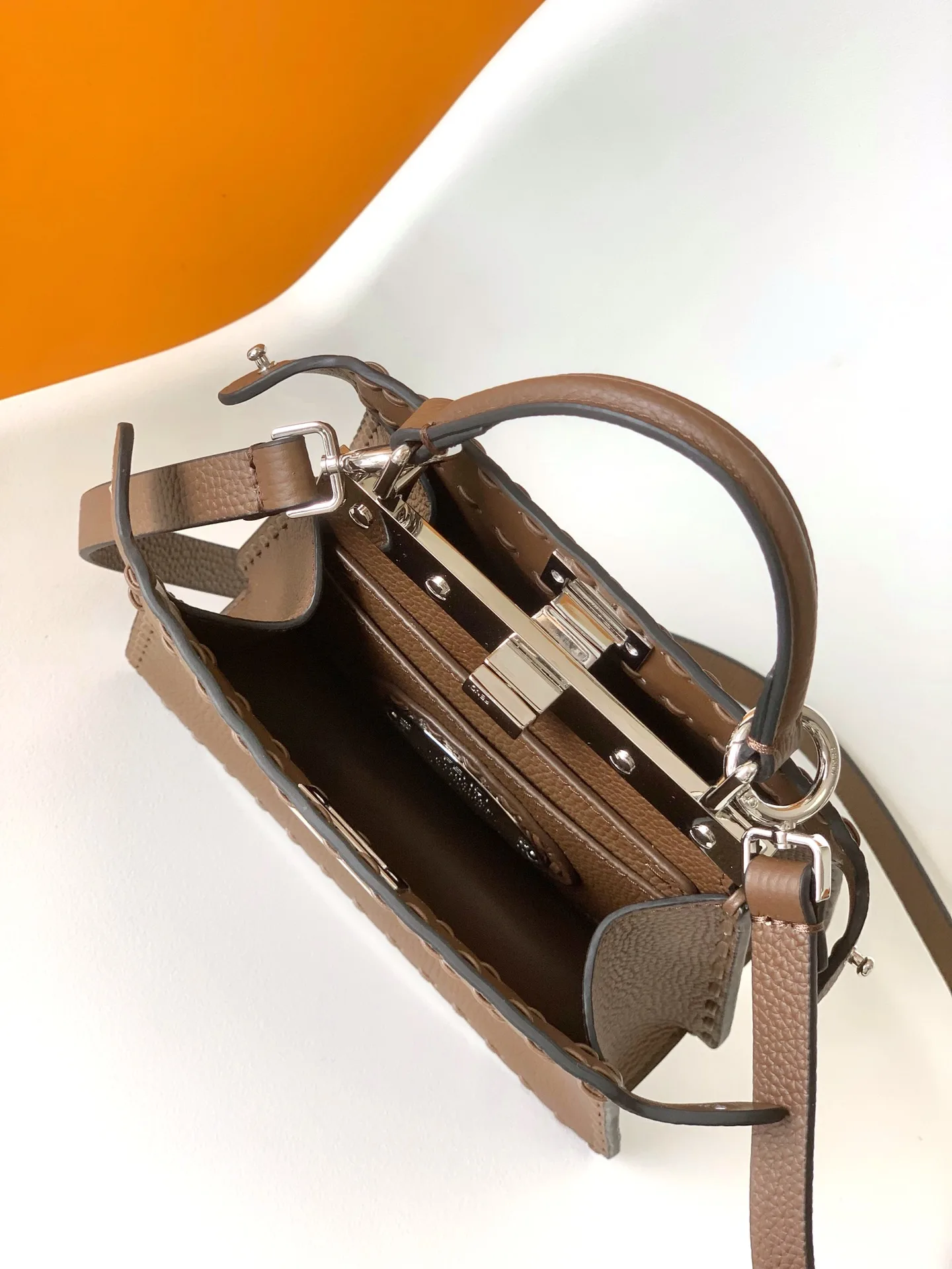 Fendi Peekaboo Calfskin Top Handle Bag product photo from LabelPicks