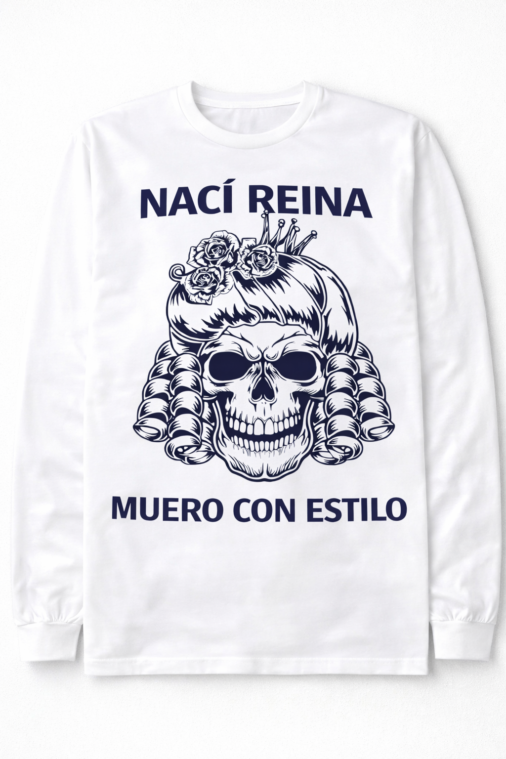 Remera Reina Calavera | Streetwear Dark Unisex