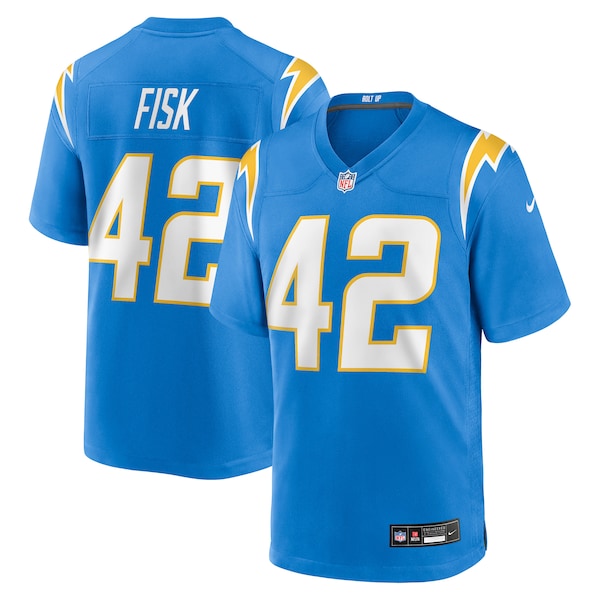 Tucker Fisk Los Angeles Chargers Nike Team Game Jersey -  Powder Blue