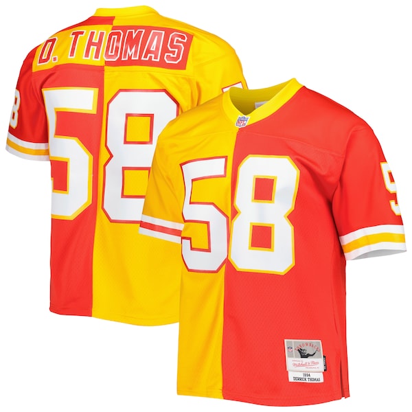 Derrick Thomas Kansas City Chiefs 1994 Split Legacy Replica Jersey - Red/Gold