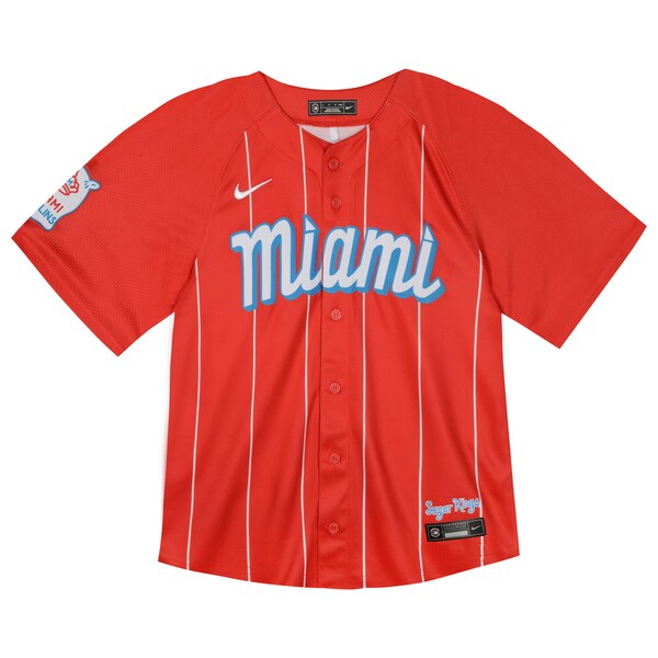Miami Marlins Nike Toddler City Connect Limited Jersey - Red