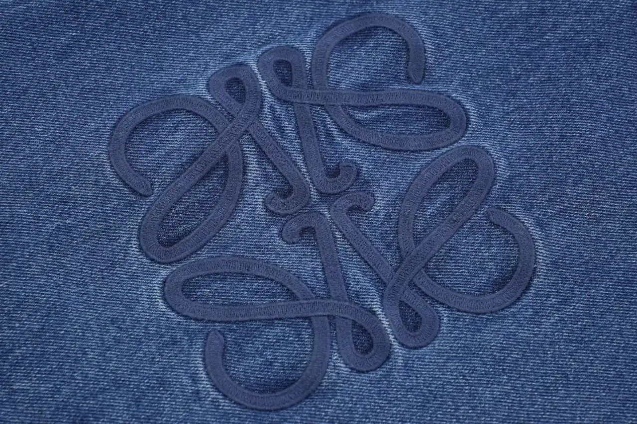 LOEWE Blue Denim Jeans with Knee Anagram Detail product photo from LabelPicks