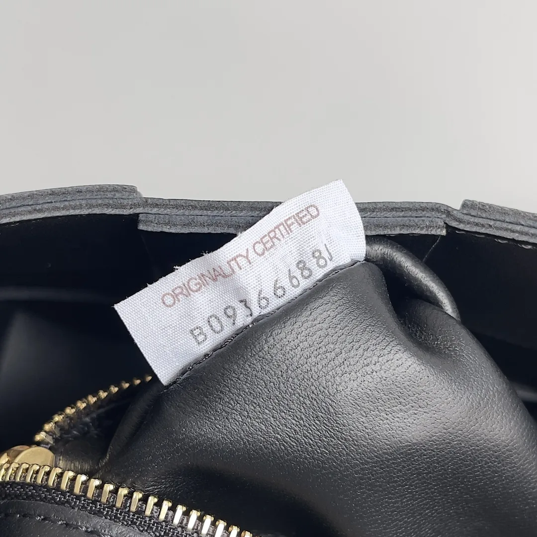 Bottega Veneta Cassette Black Grained Leather Shoulder Bag product photo from LabelPicks