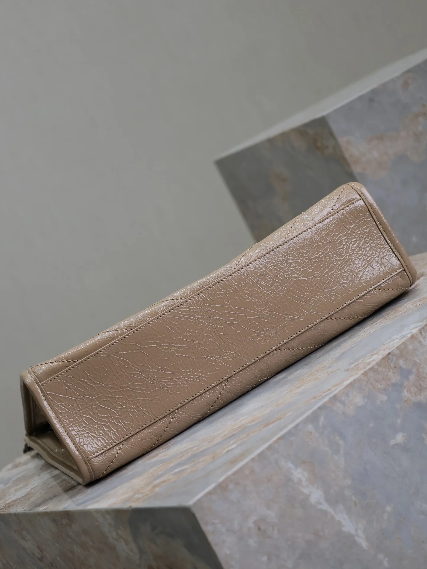 Bottega Veneta Beige Calfskin Tote Bag product photo from LabelPicks