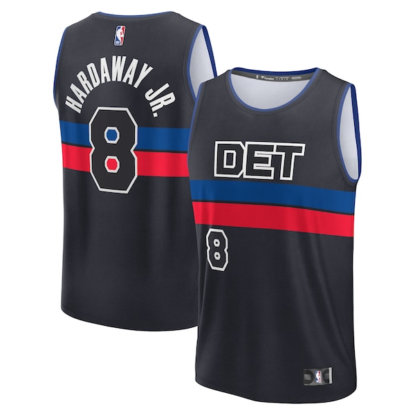 Tim Hardaway Jr. Detroit Pistons  Fast Break Player Jersey - Statement Edition - Black