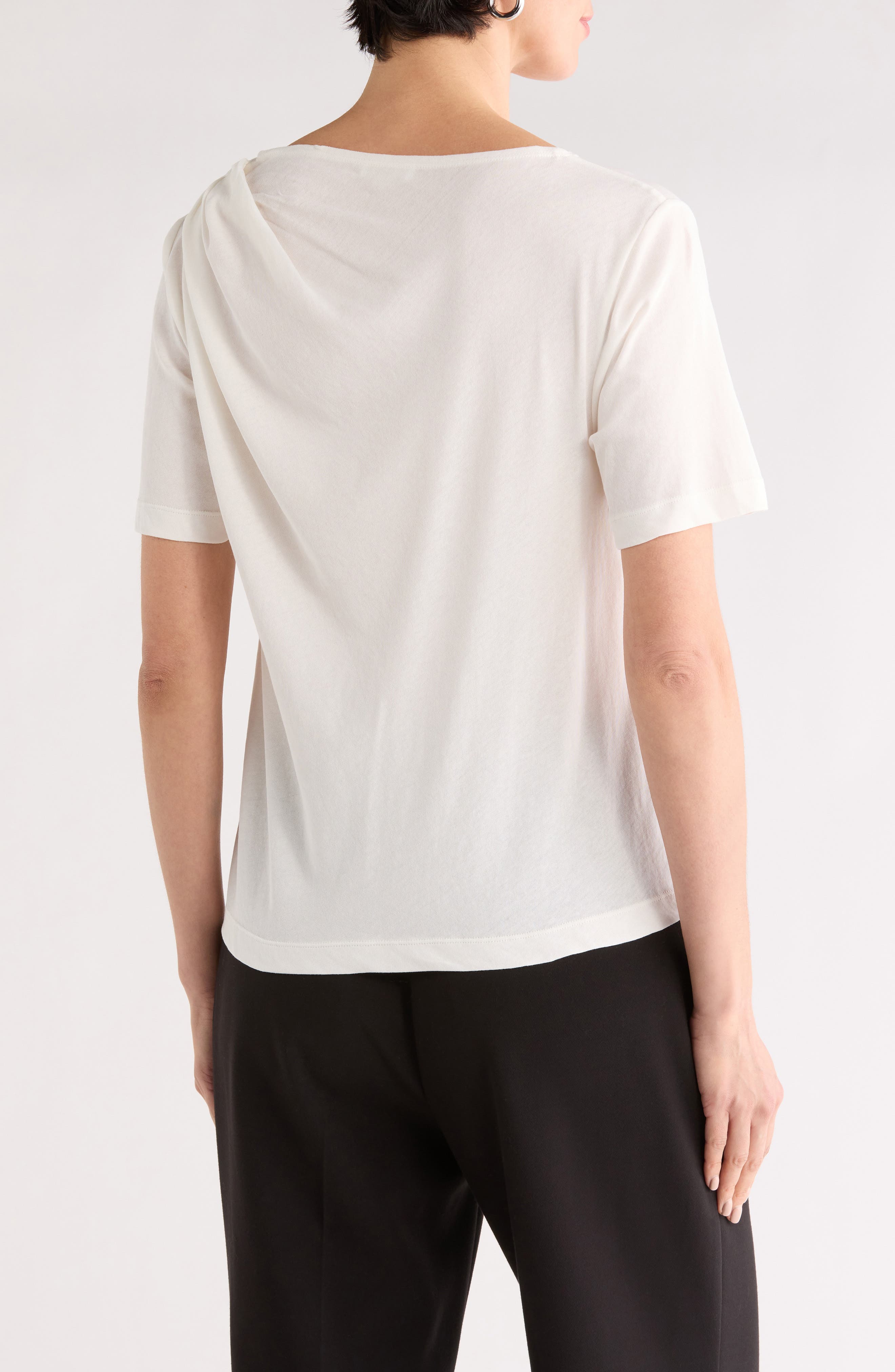 A.L.C. Lee Cowl Neck Cotton Top