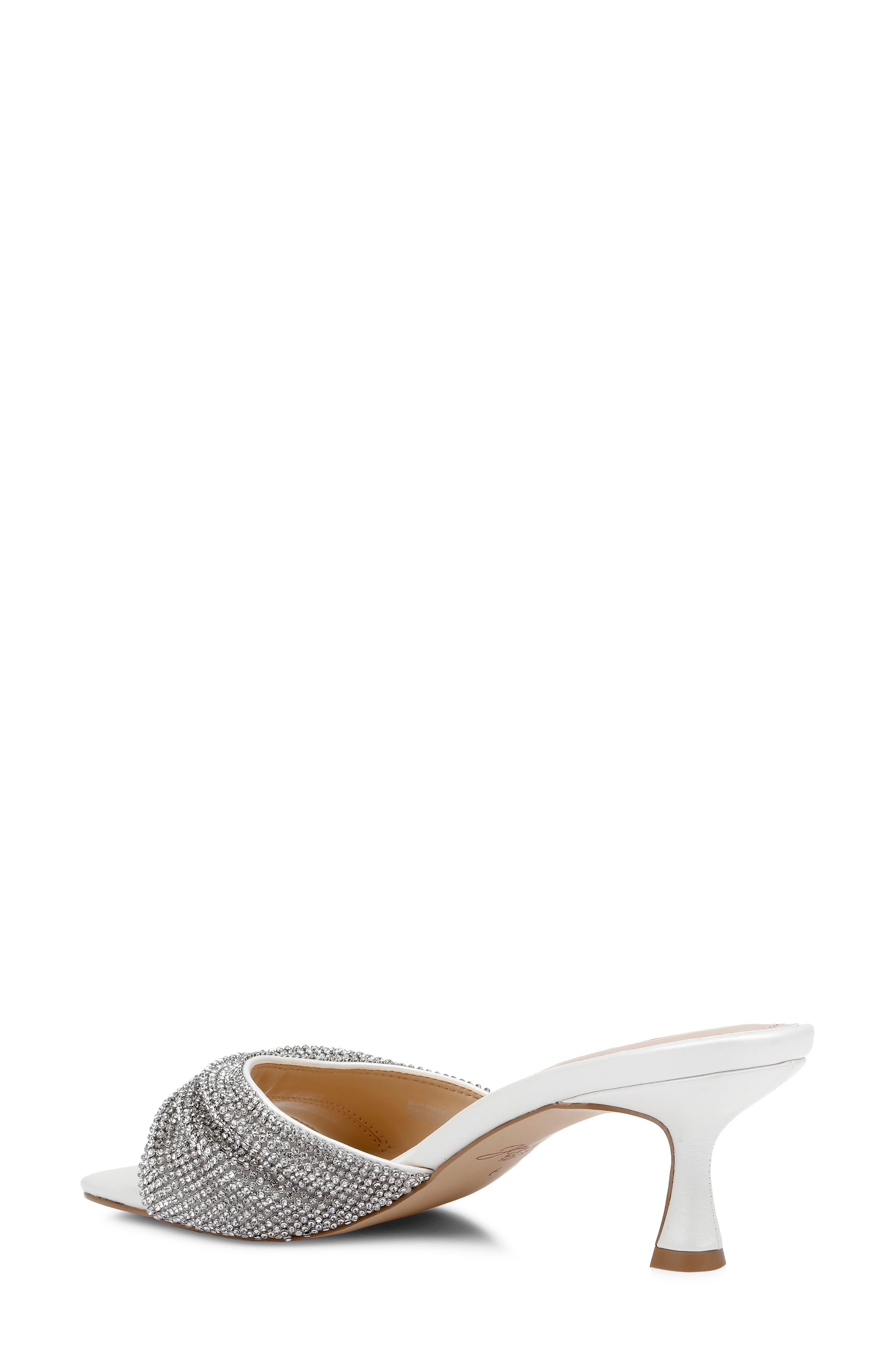 Jewel Badgley Mischka Humor Slide Sandal