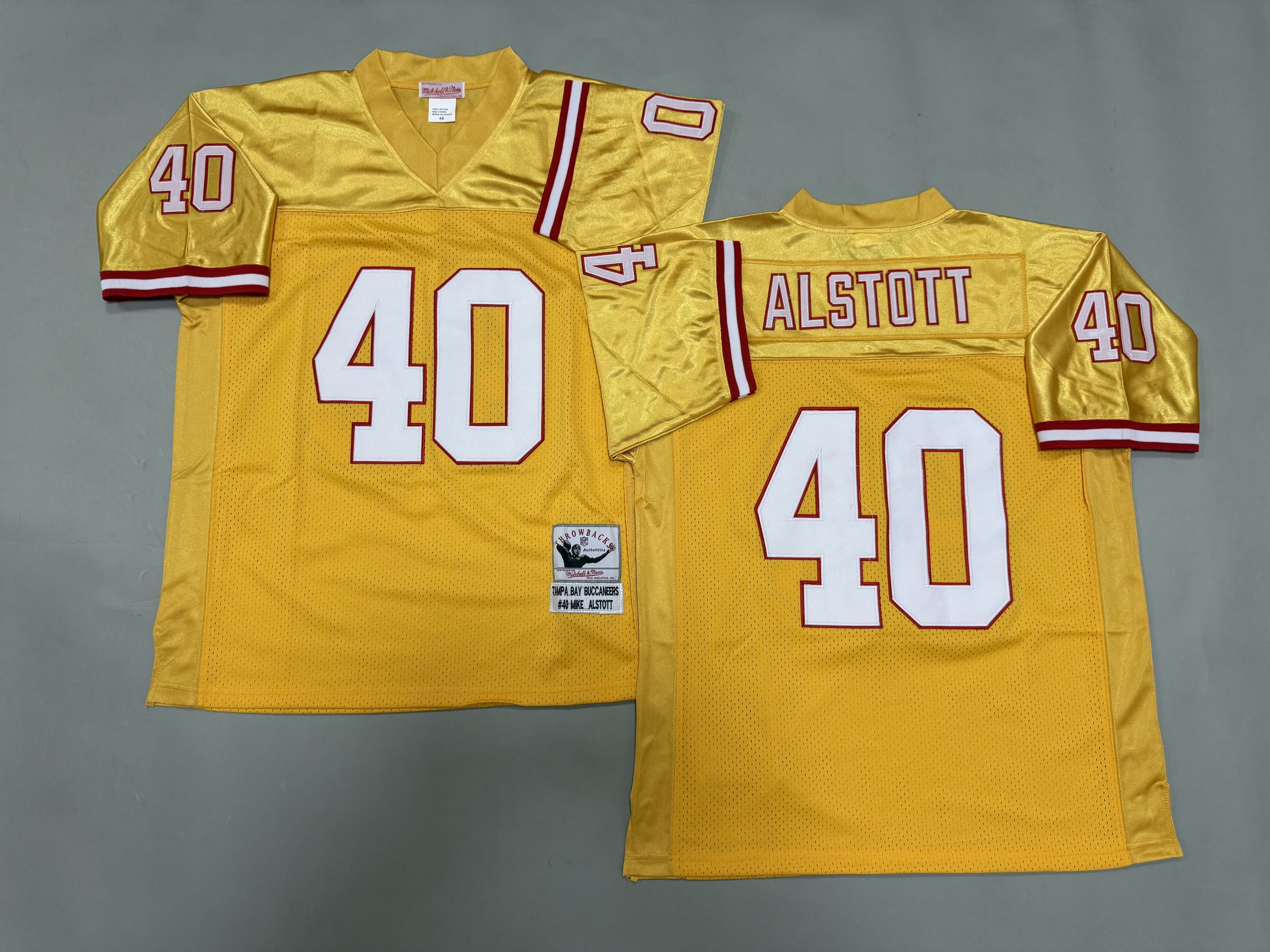 Mike Alstott Tampa Bay Buccaneers Authentic Throwback Retired Player Jersey