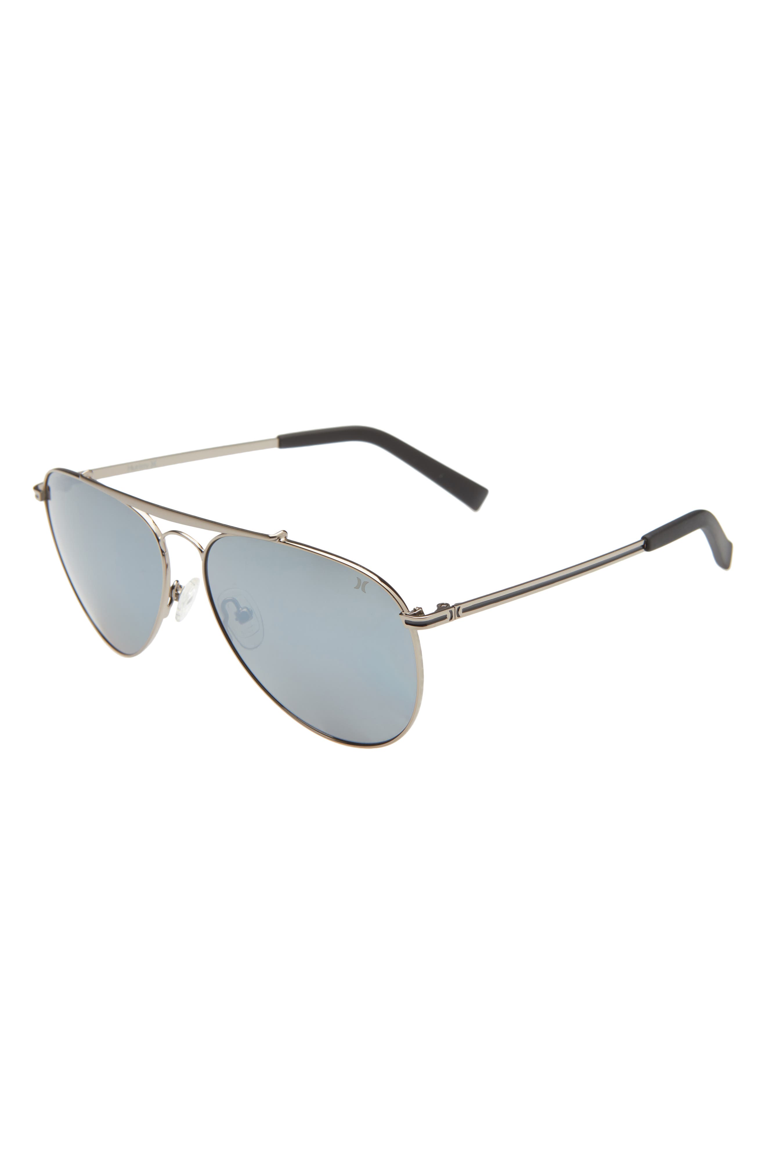 Hurley Shorebreak 60mm Polarized Aviator Sunglasses
