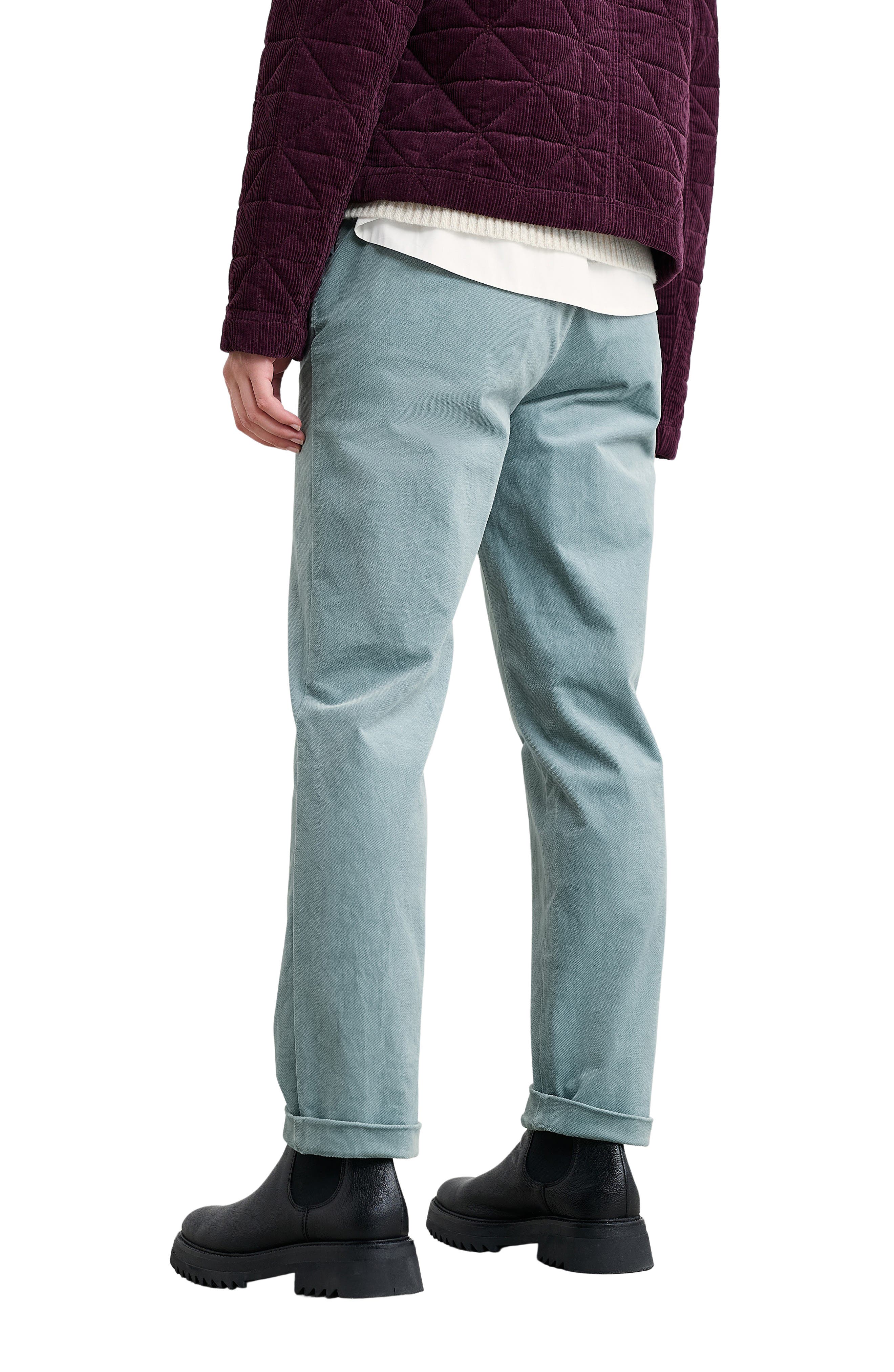 Seasalt Cornwall Crackington Sailor Button Crop Pull-On Pants