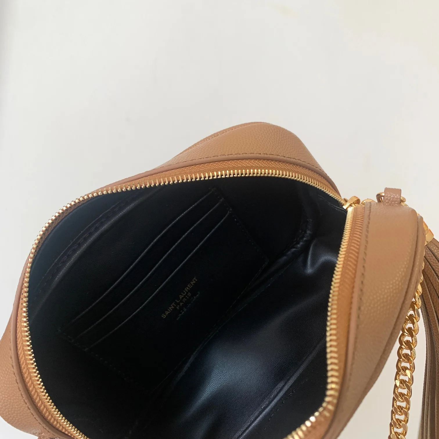 Saint Laurent Grained Leather Crossbody Bag product photo from LabelPicks