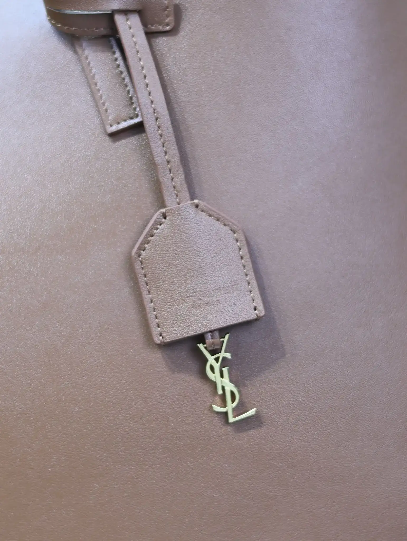 Saint Laurent Brown Calfskin Tote Bag product photo from LabelPicks