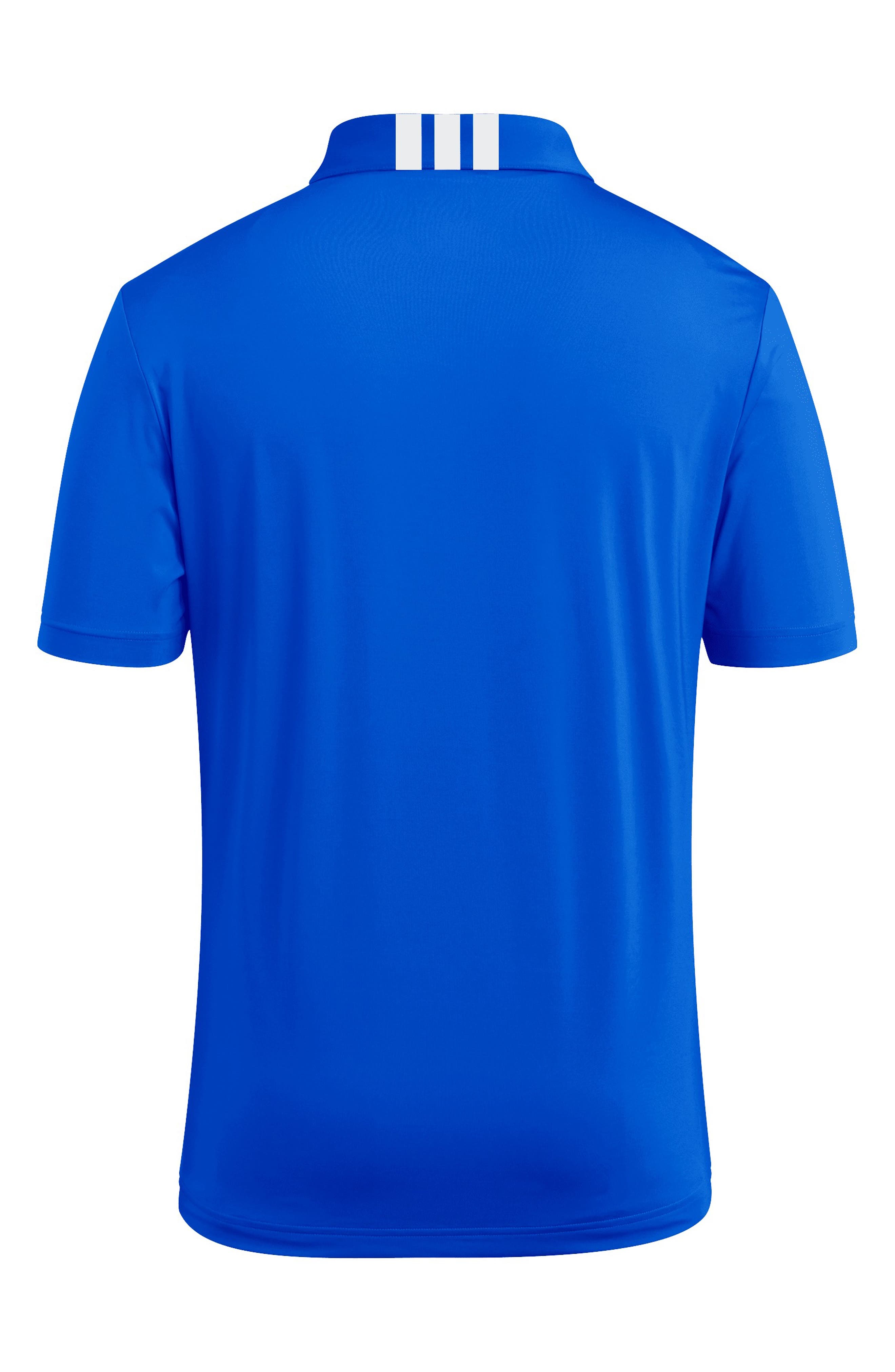 adidas 3-Stripe Short Sleeve Polo