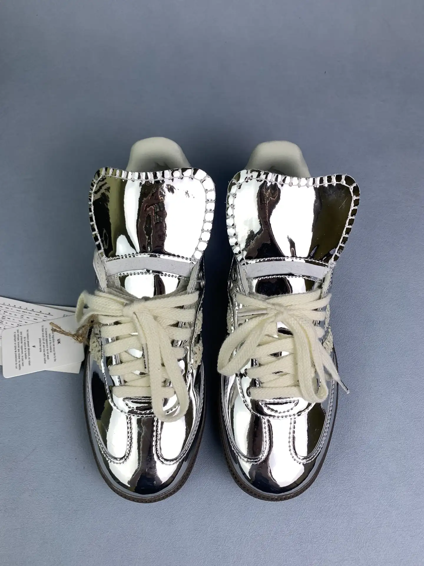 Wales Bonner x adidas Silver Samba Shoes product photo from LabelPicks