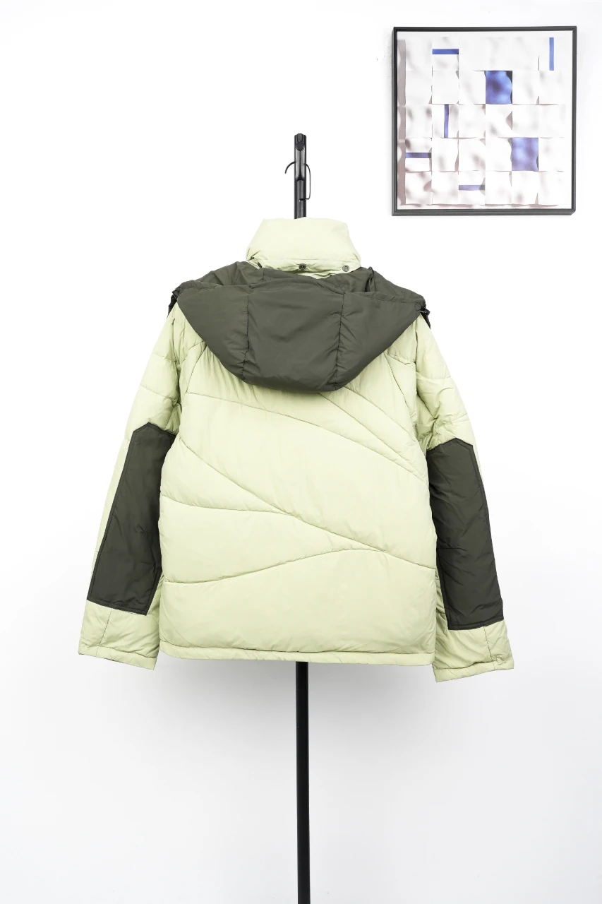 Moncler Pale Green Utility Hooded Down Jacket product photo from LabelPicks