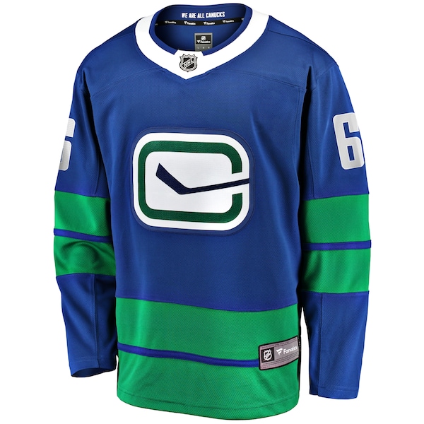 Brock Boeser Vancouver Canucks   Premier Breakaway Player Jersey - Blue