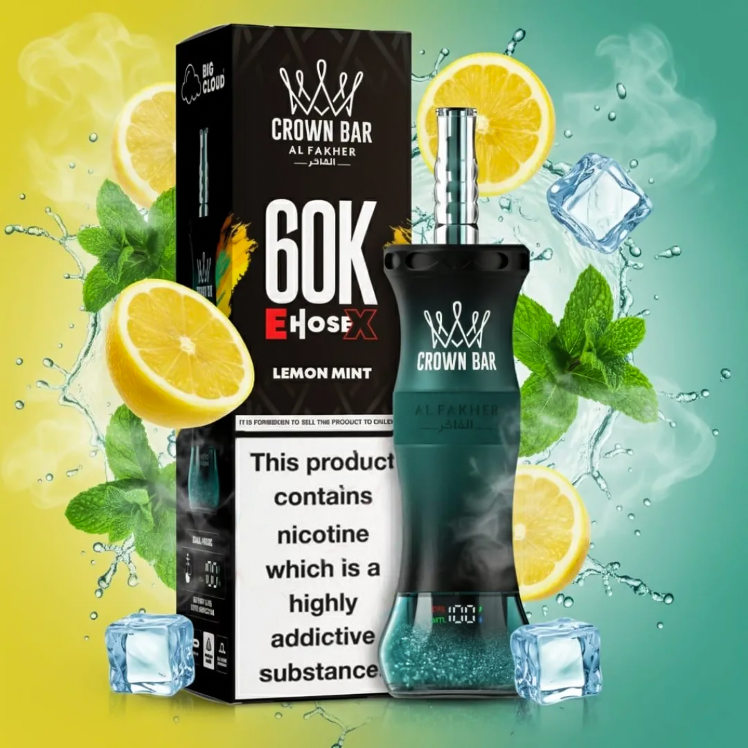 Al Fakher Crown Bar E Hose X 60K Disposable Vape (5%, 60000 Puffs)