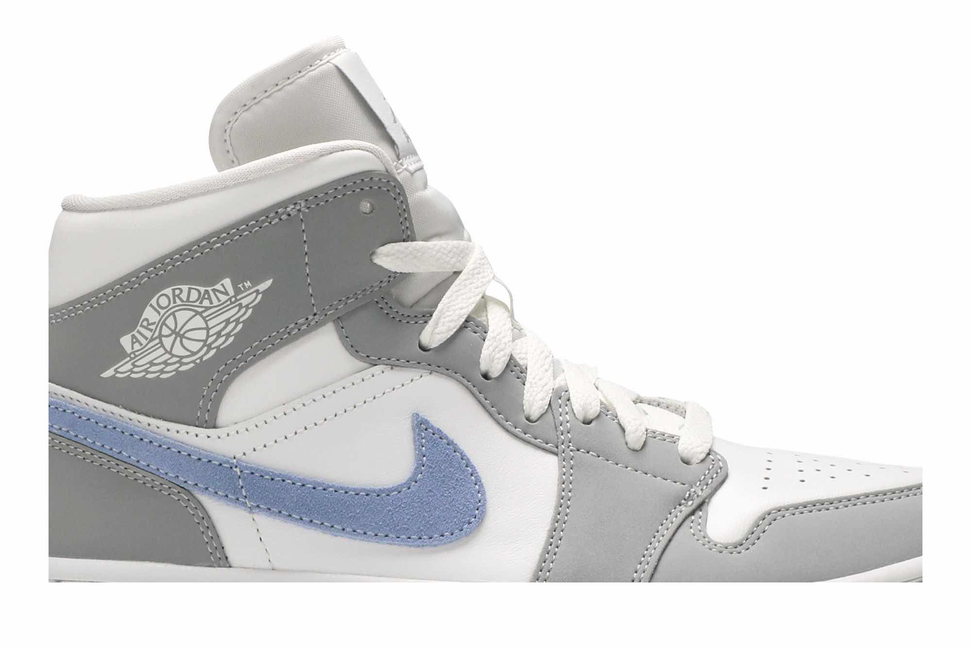 Air Jordan 1 Mid ‘Wolf Grey Aluminum’ BQ6472-105