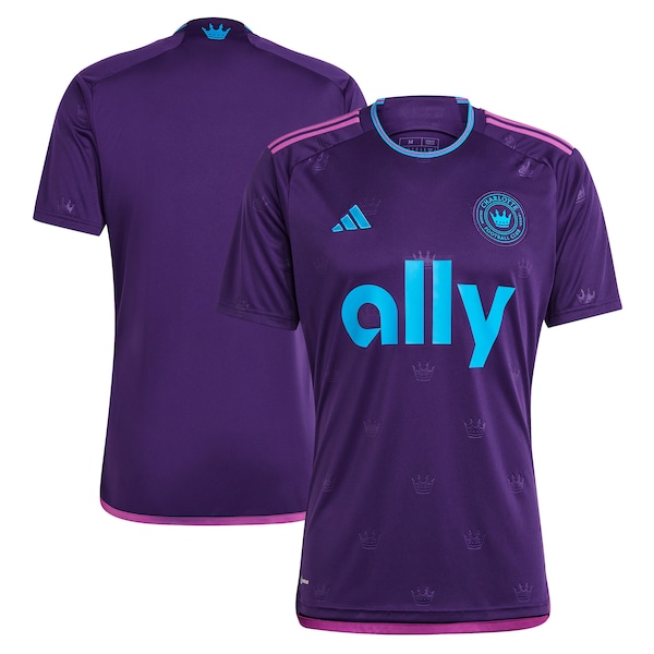Charlotte FC adidas 2023 Crown Jewel Kit Replica Jersey - Purple