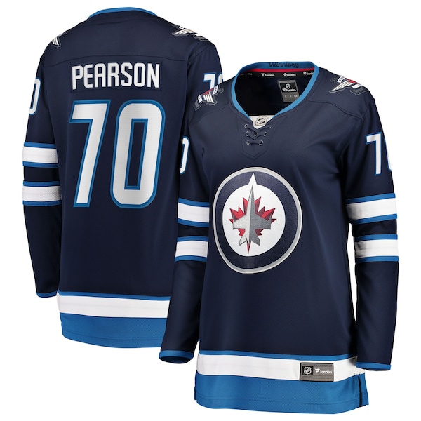 Tanner Pearson Winnipeg Jets  Women's Home Breakaway Jersey - Navy