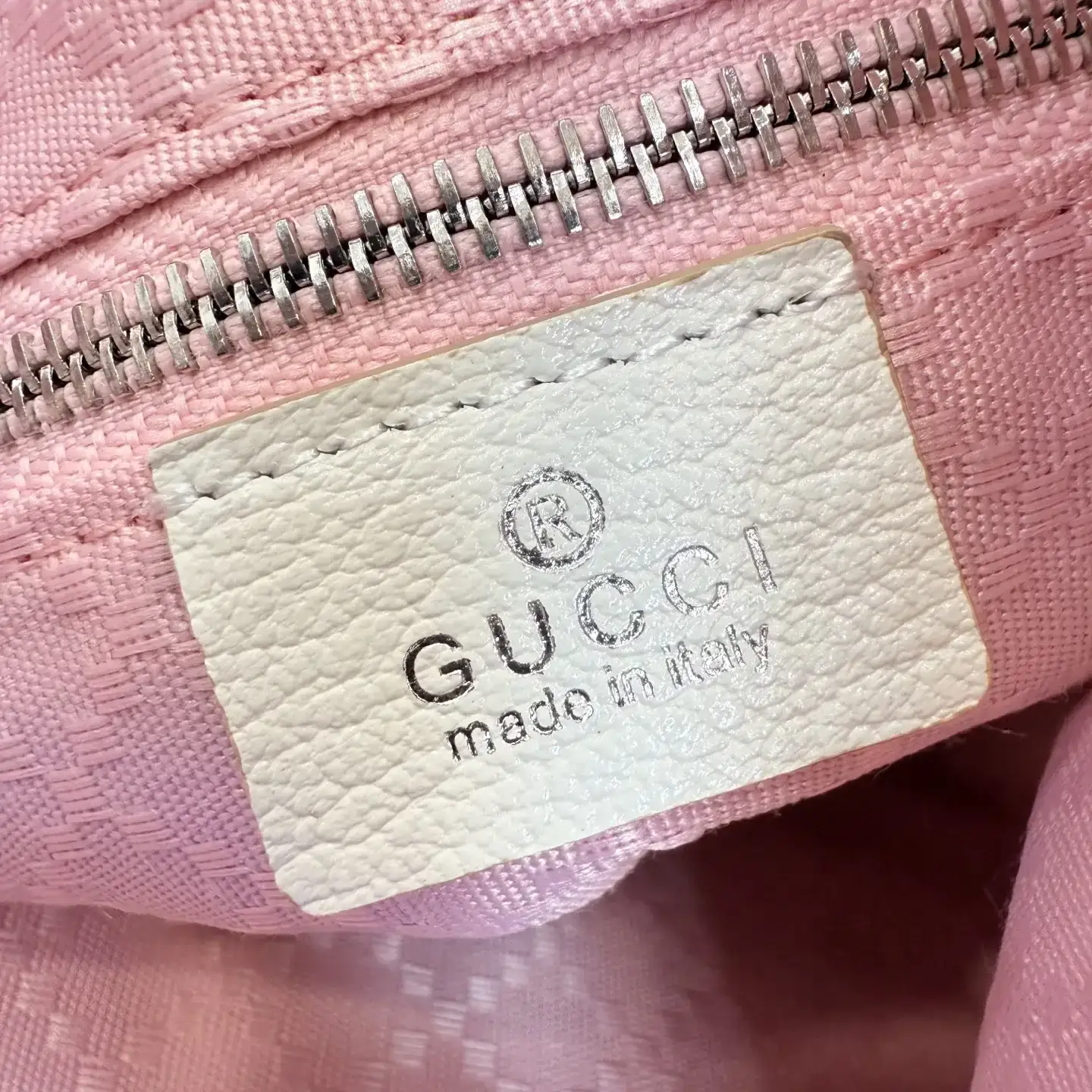 Gucci White Generation Canvas and Leather Bucket Bag product photo from LabelPicks