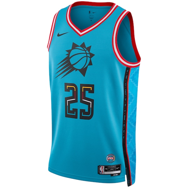 Mikal Bridges Phoenix Suns Nike Unisex 2022/23 Swingman Jersey - City Edition - Turquoise