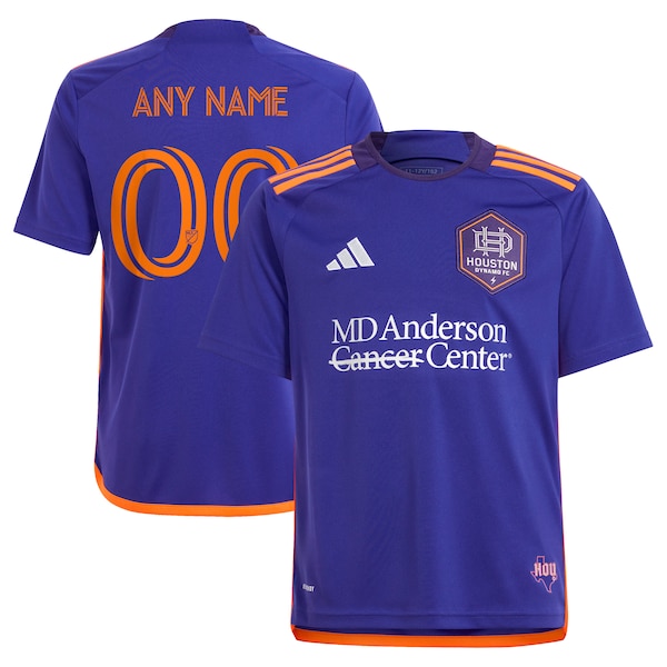 Houston Dynamo FC adidas Youth 2024 Still Holdin' Replica Custom Jersey – Purple