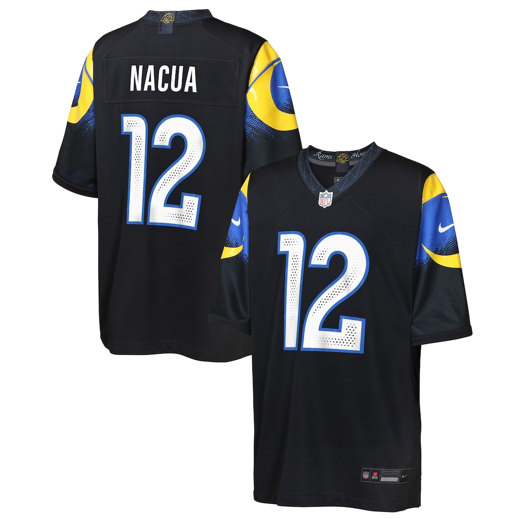 Puka Nacua Los Angeles Rams Nike 2025 Youth Rivalries Collection Limited Jersey - Midnight Blue