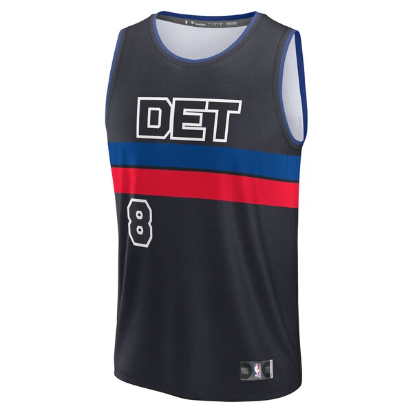 Tim Hardaway Jr. Detroit Pistons  Youth Fast Break Player Jersey - Statement Edition - Black