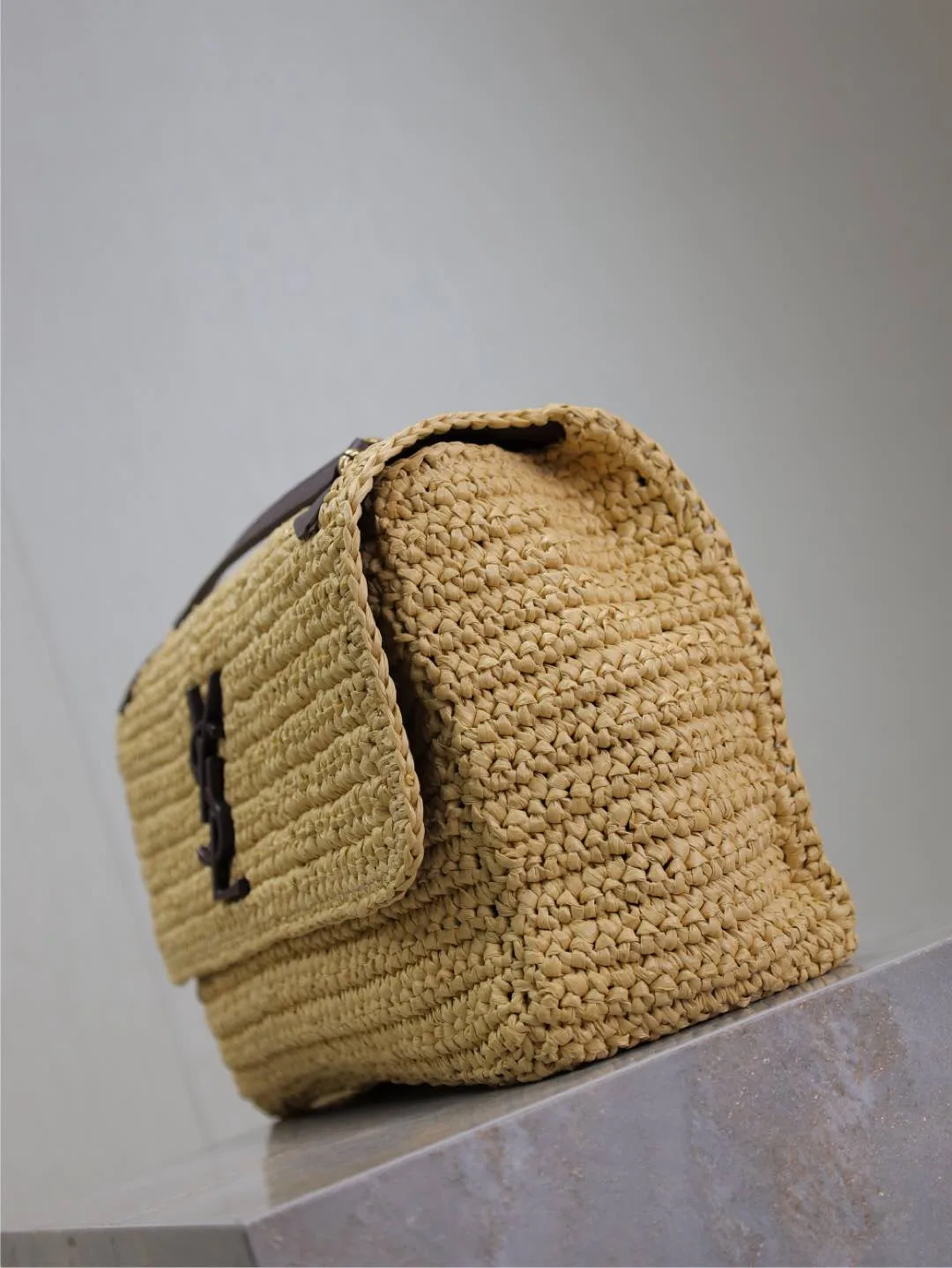 Saint Laurent Niki Straw Woven Shoulder Bag product photo from LabelPicks