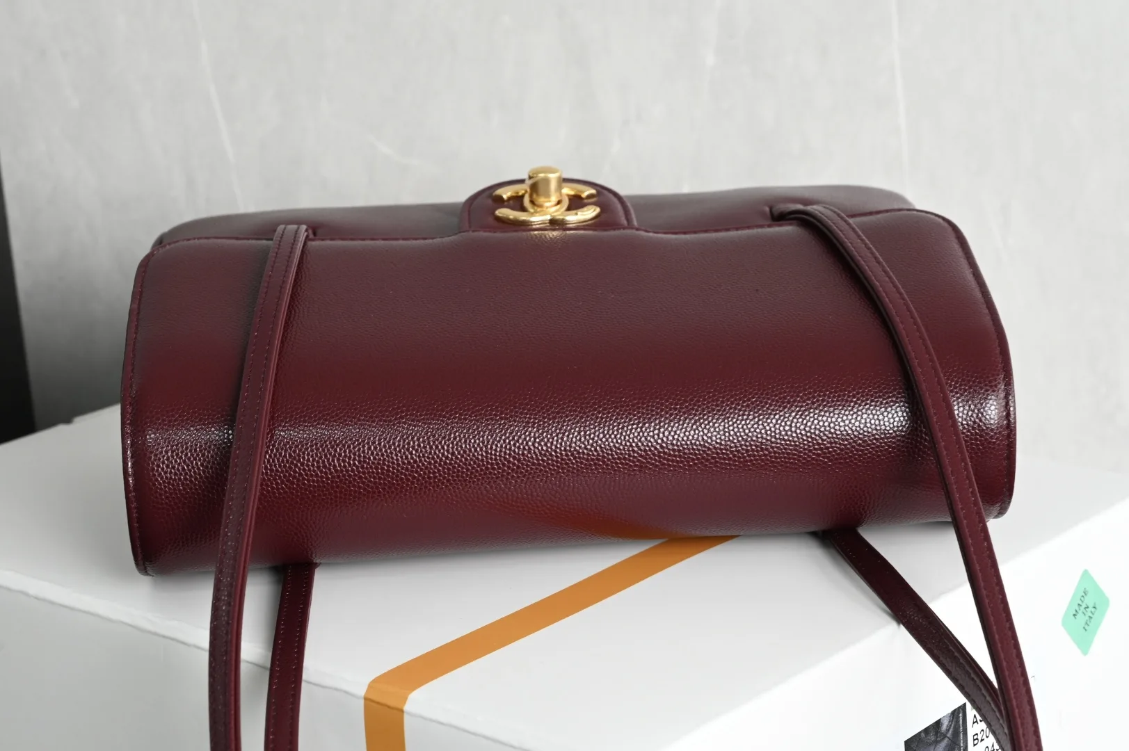 Chanel Burgundy Calfskin Shoulder Bag product photo from LabelPicks