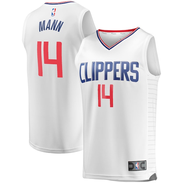 Terance Mann LA Clippers  Fast Break Replica Player Jersey White - Association Edition