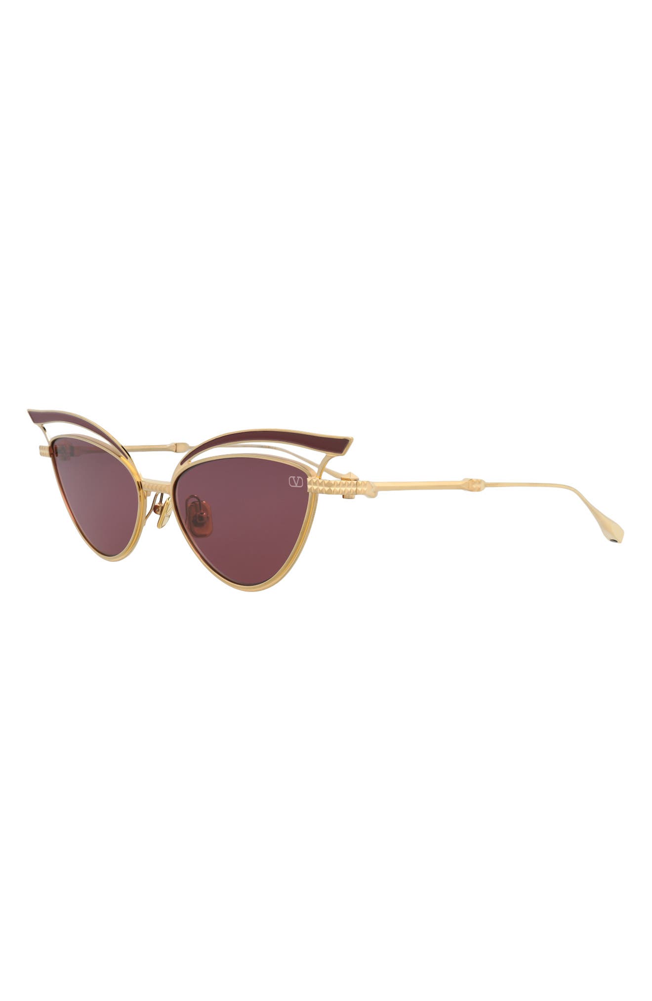 Valentino 55mm Cat Eye Sunglasses