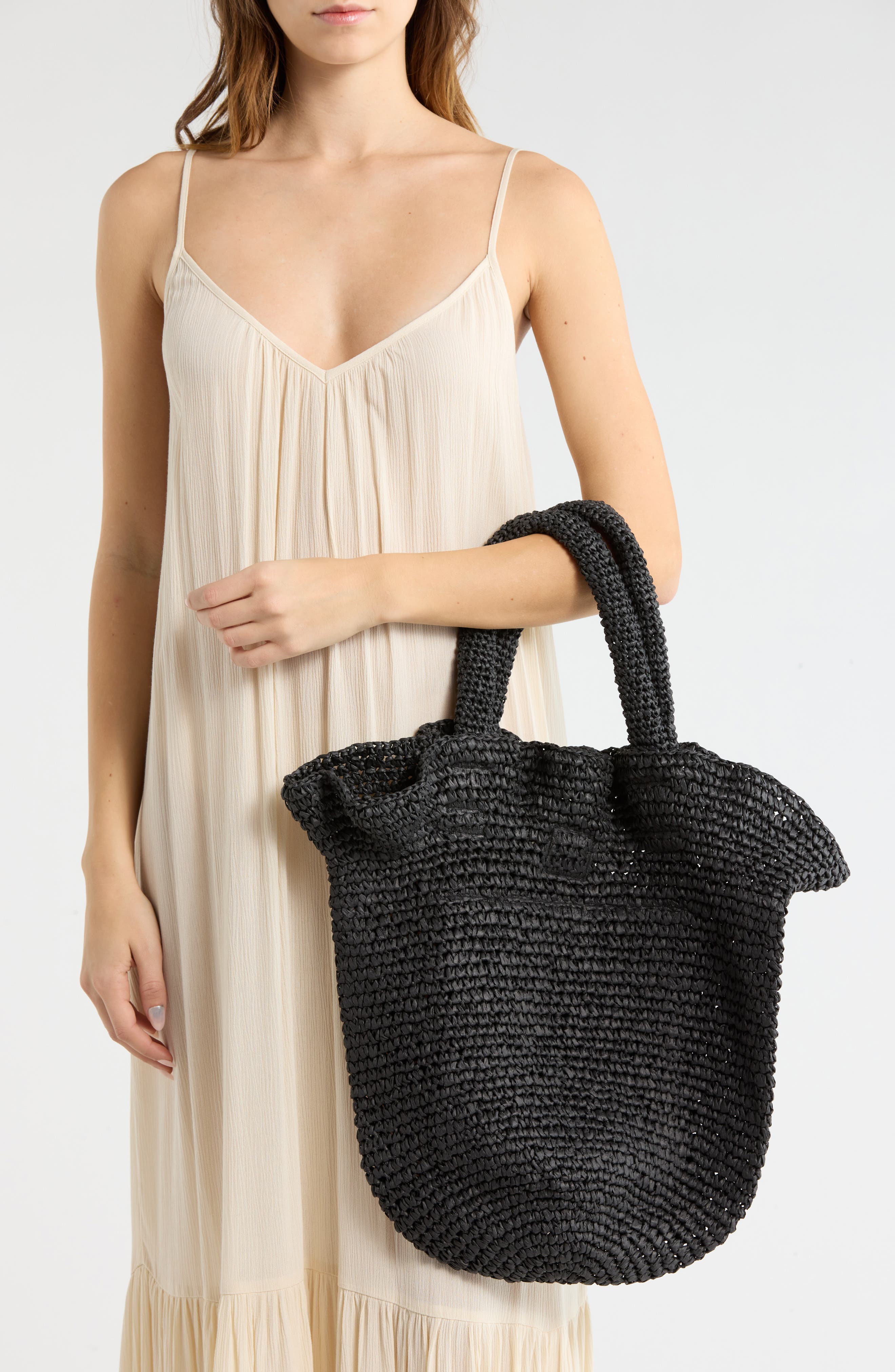 Collection XIIX Ruffle Edge Crochet Bag