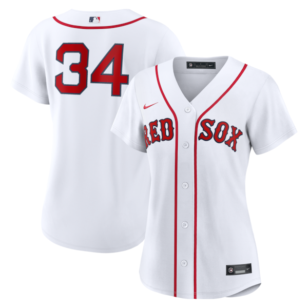 David Ortiz Boston Red Sox Nike Women's Home Replica Player Jersey - White
