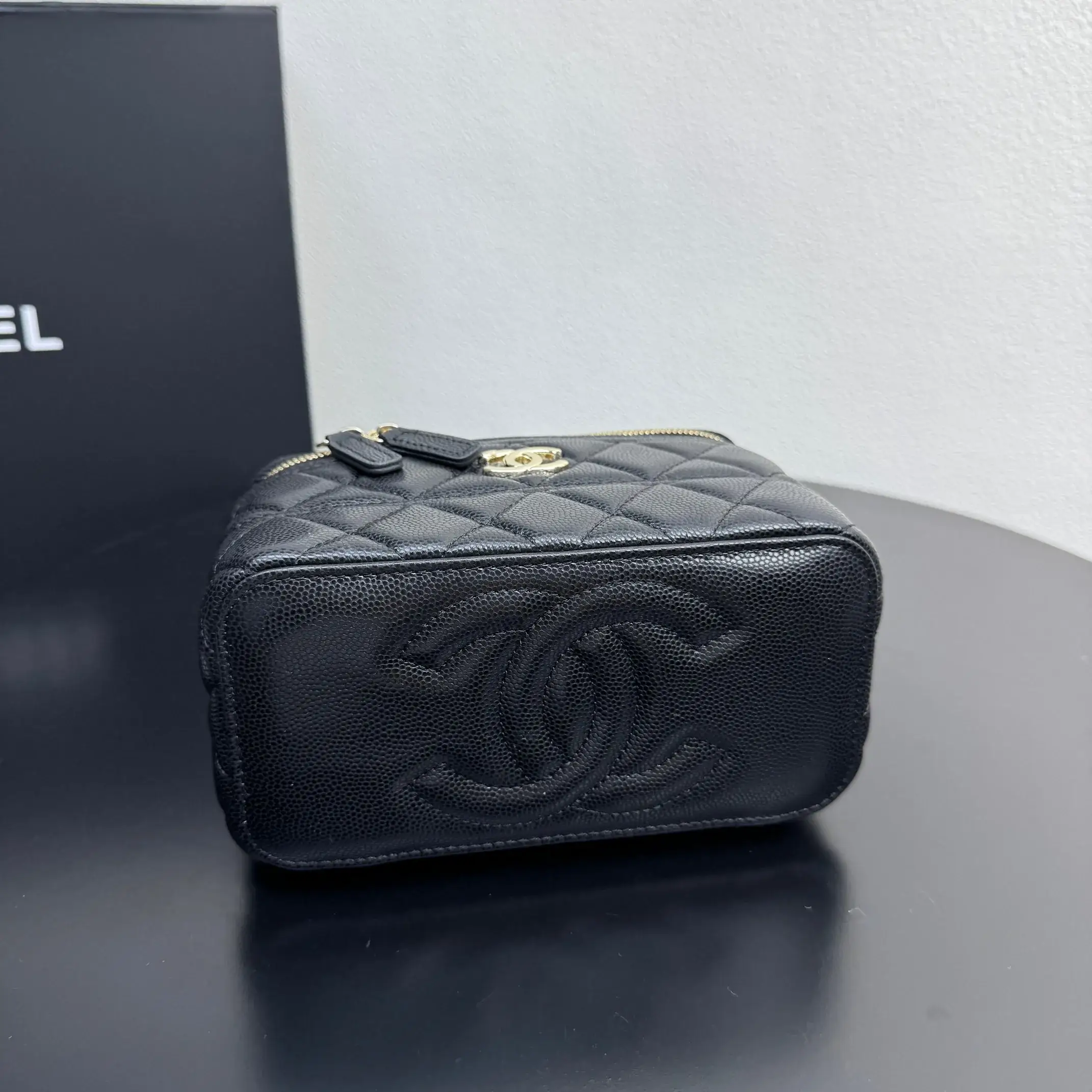 Chanel Black Calfskin Top Handle Bag product photo from LabelPicks