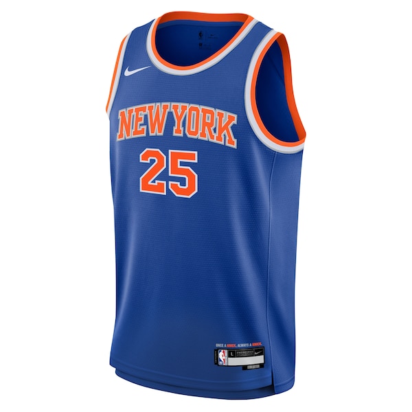 Mikal Bridges New York Knicks Nike Youth Swingman Jersey - Icon Edition - Blue