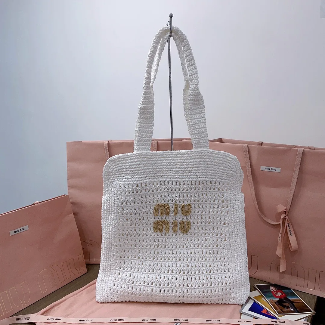 Miu Miu Woven Leather Tote Bag product photo from LabelPicks