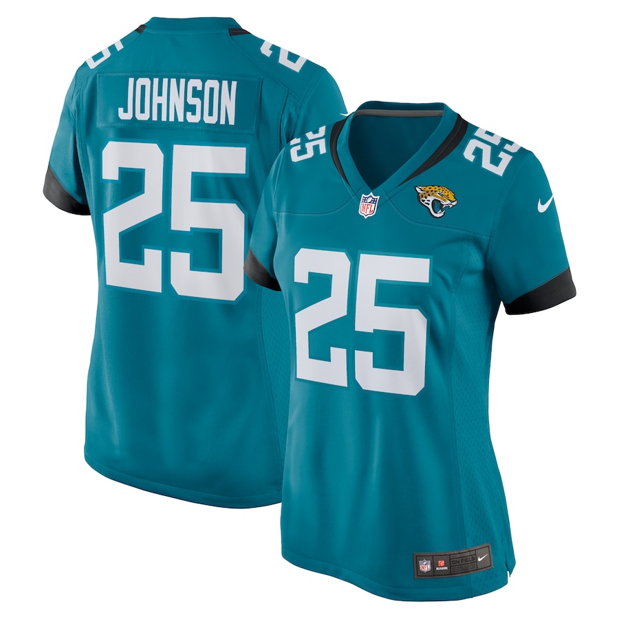 D'Ernest Johnson Jacksonville Jaguars Nike Women's Team Game Jersey -  Teal