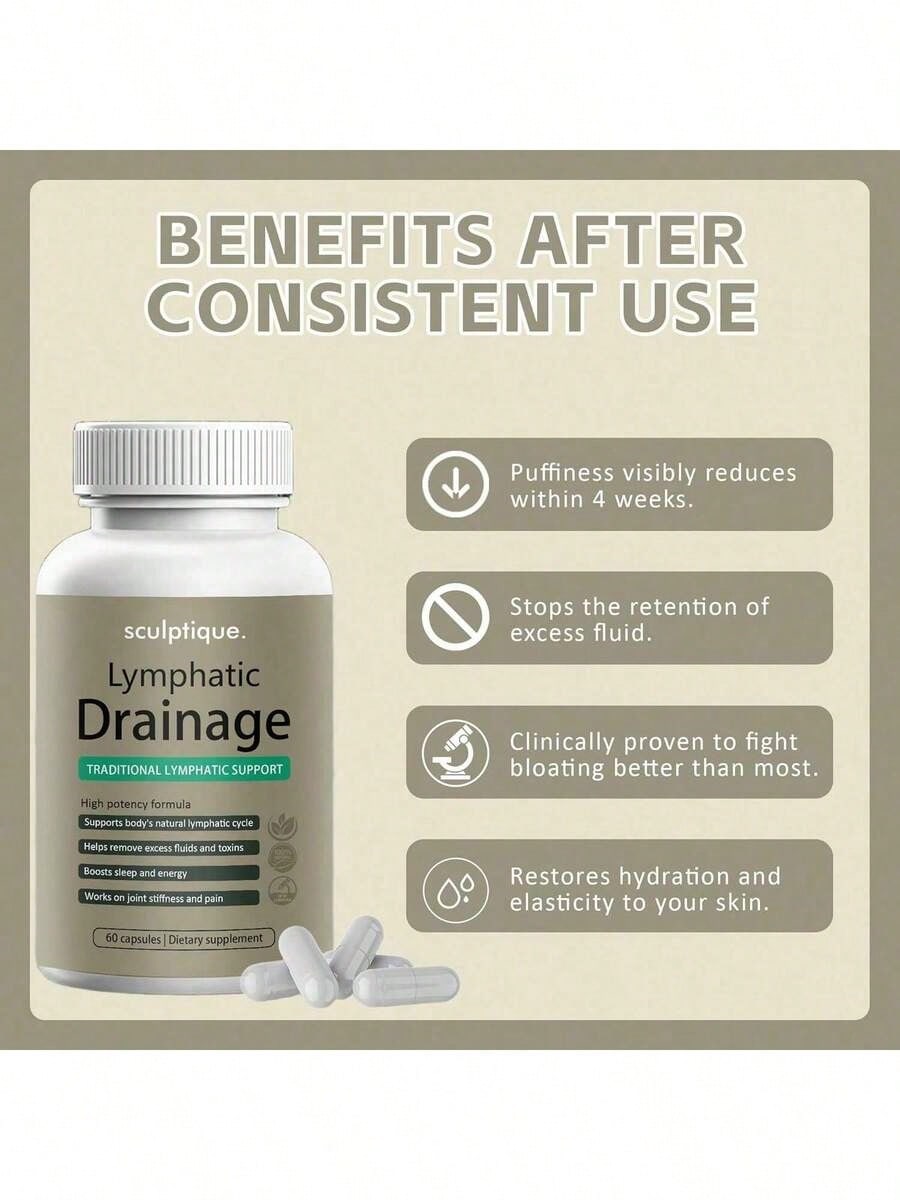 Sculptique Lymphatic Drainage Support Capsules