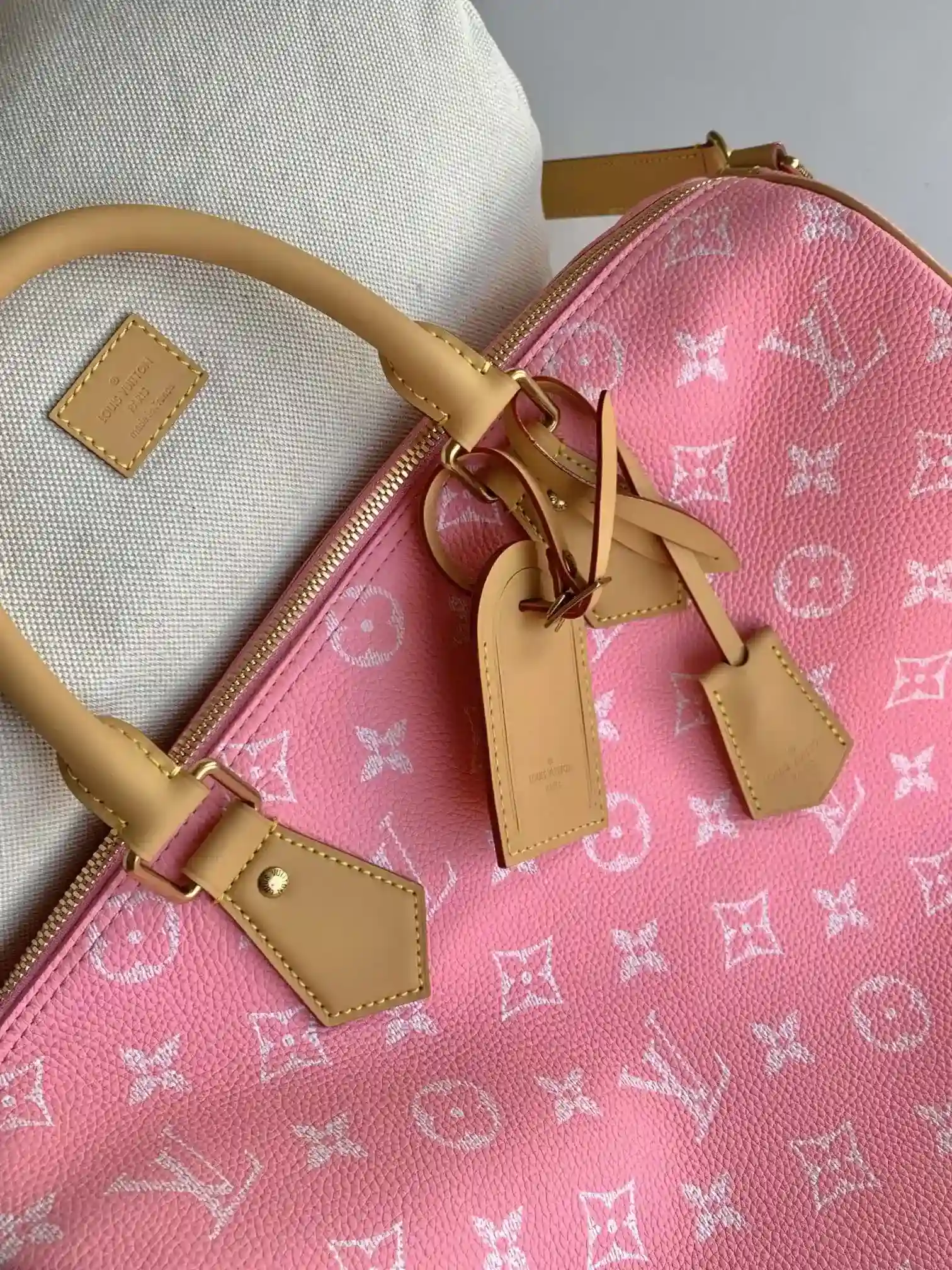 Louis Vuitton Speedy Gold Lambskin Top Handle Bag product photo from LabelPicks