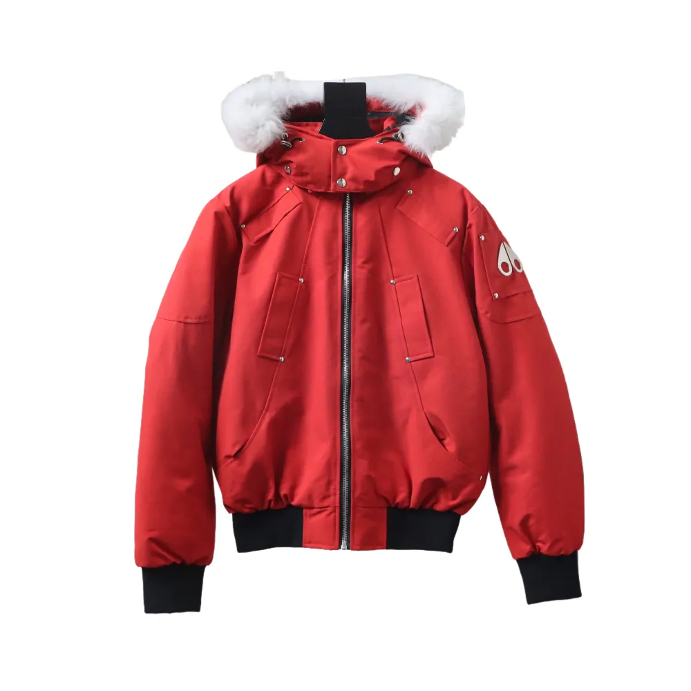 Moose knuckles Men’s down jacket bright red