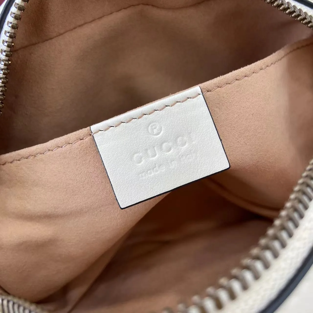 Gucci White Marmont GG Supreme Canvas Crossbody Bag product photo from LabelPicks