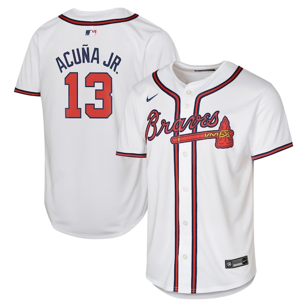 Ronald Acuña Jr. Atlanta Braves Nike Youth Home Limited Player Jersey - White