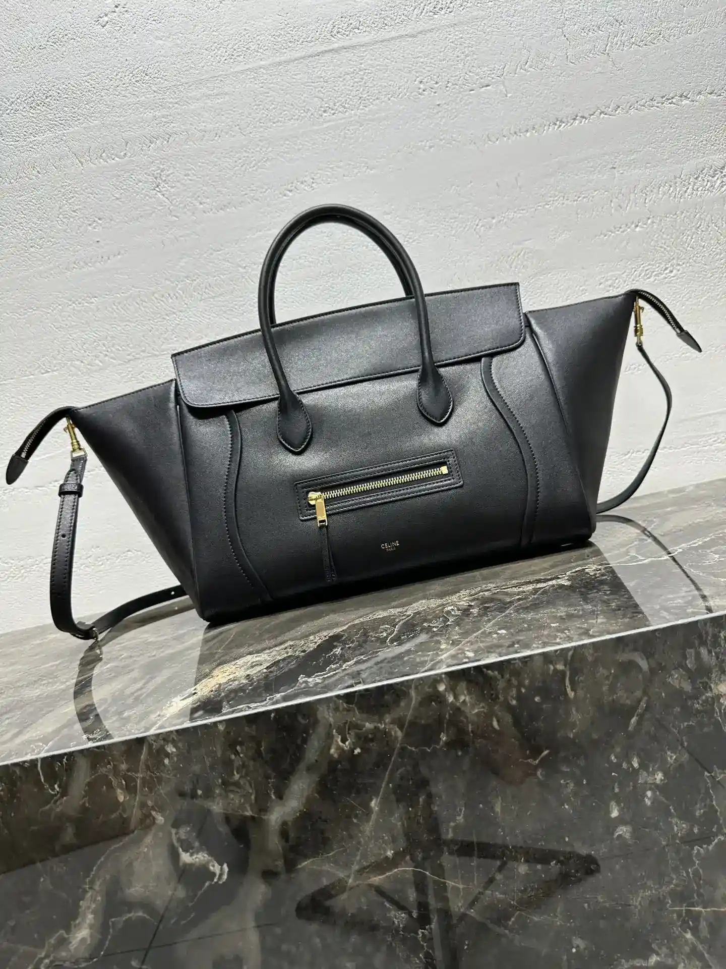 Celine Luggage Lambskin Top Handle Bag product photo from LabelPicks