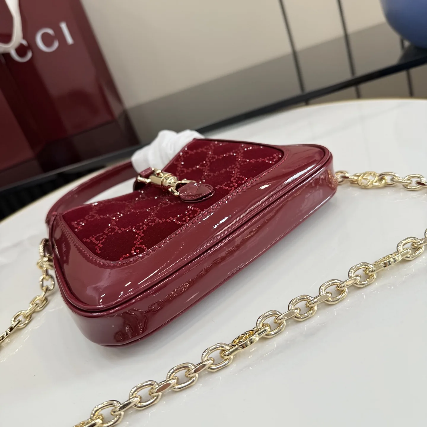 Gucci Satin Jackie Crossbody Bag product photo from LabelPicks